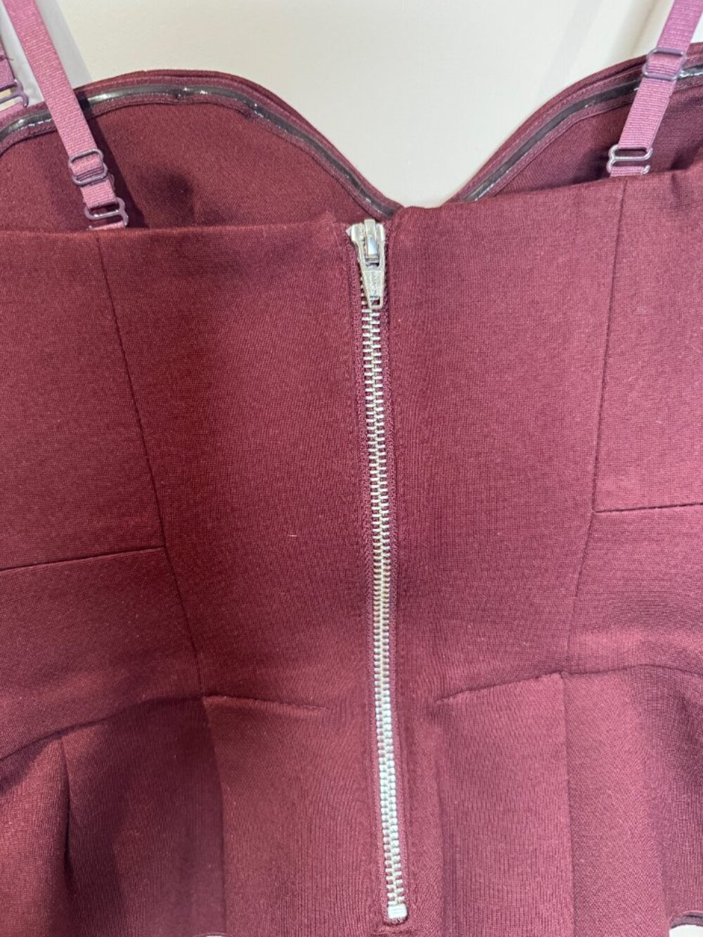Babaton (Aritzia) | 'Graeme' Bustier Corset Strapless Peplum Top | Size 6 - Picture 4 of 7